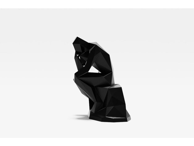 Escultura Geométrica  "O Pensador"