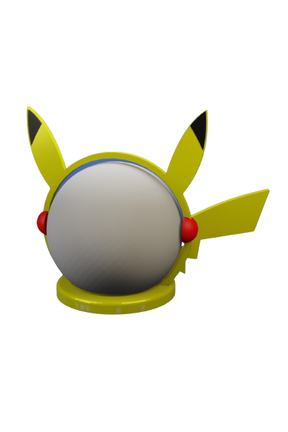 Suporte Alexa Pikachu | Echo Dot Geração 4 e 5