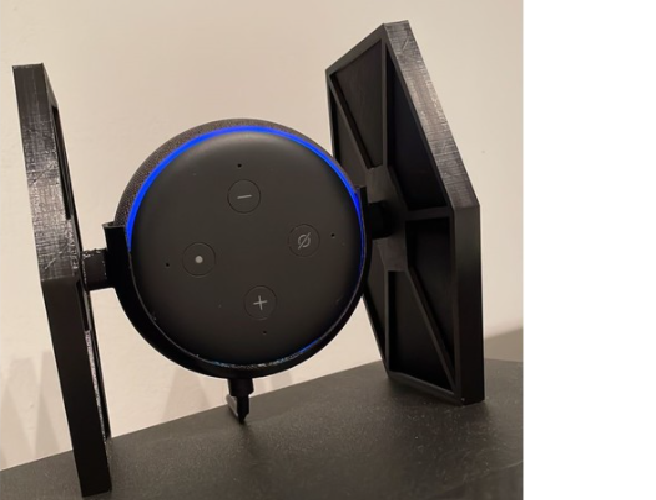 Suporte Alexa Tie Fighter StarWars | Echo Dot Geração 3