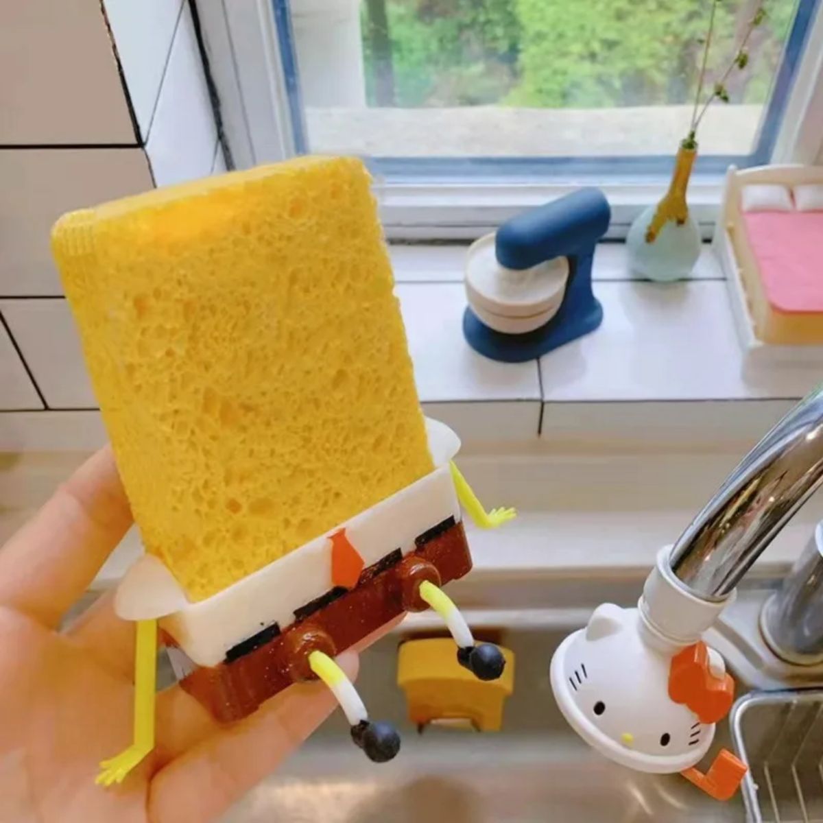 Porta Esponja Decorativo Bob Esponja