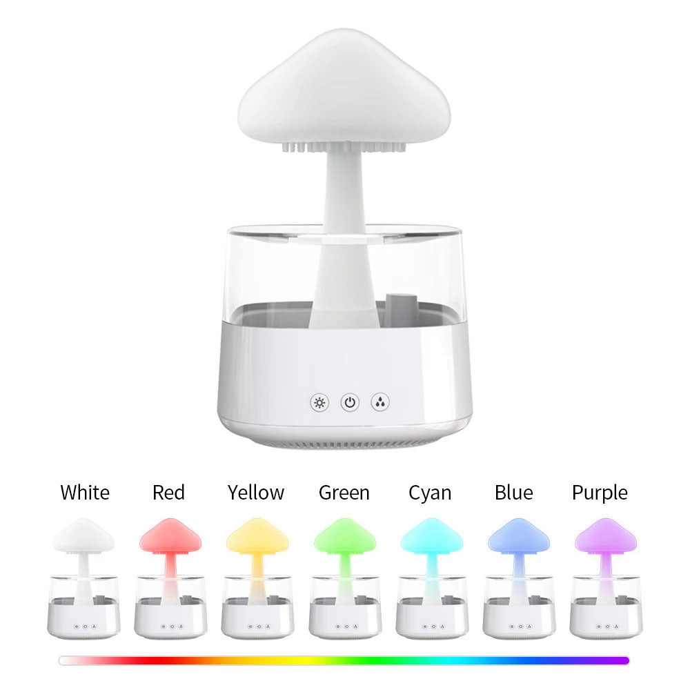 Difusor Branco Nuvem de Chuva RGB 300ml