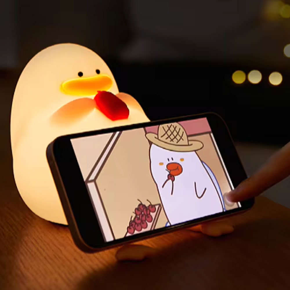 Luminária Pato com Chapéu