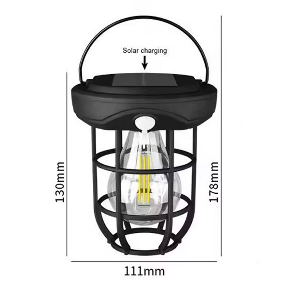 Luminária Solar Lampião