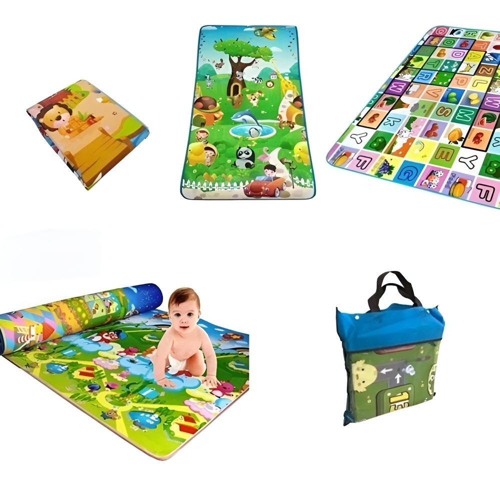 Tapete Infantil Educativo Dupla Face Térmico | 1,20m x 90cm