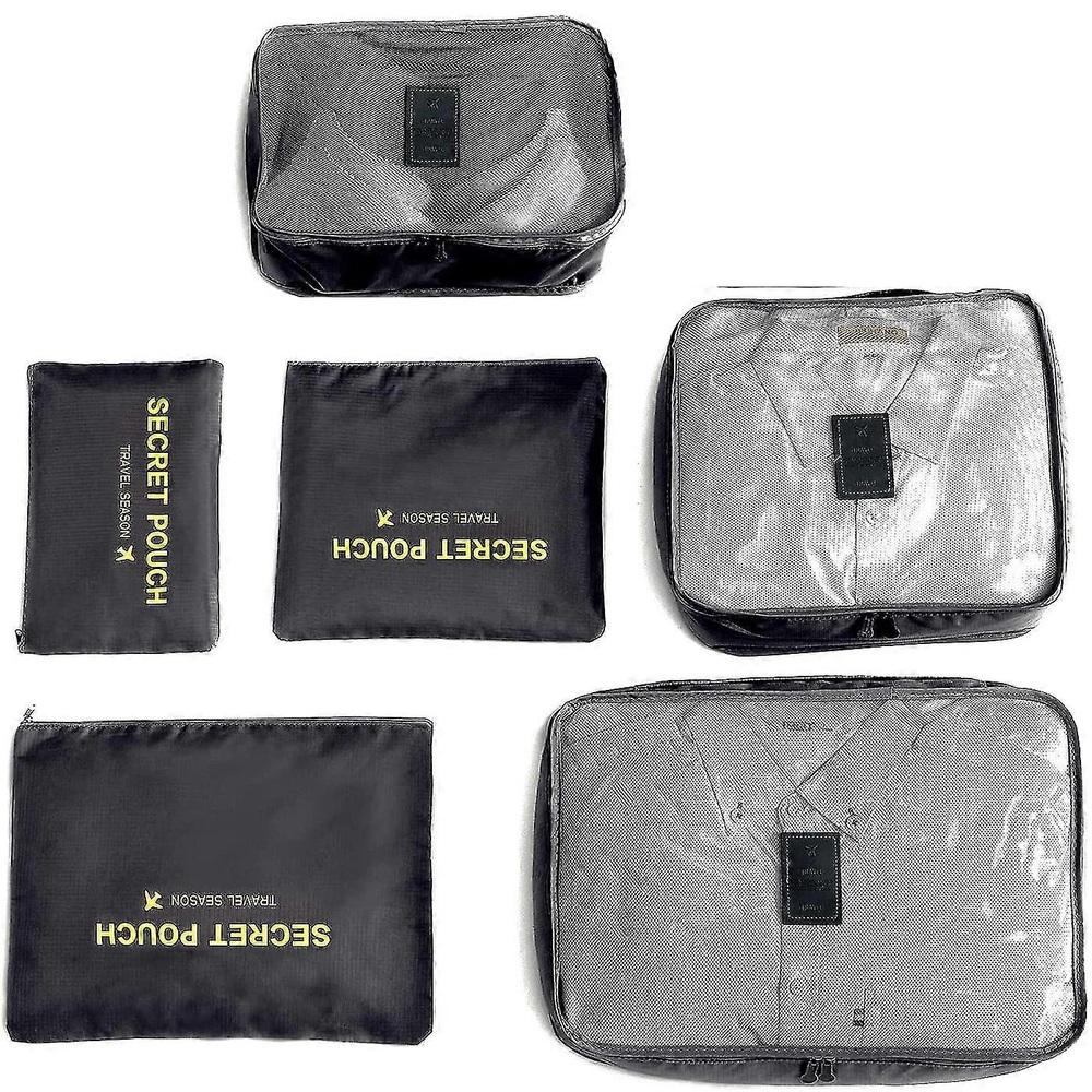 Kit Organizador de Mala 6 Peças | Necessaire e Porta Roupas