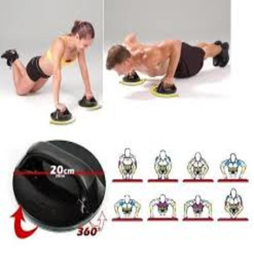 Apoio Giratório para Flexão de Braços Push Up Pro