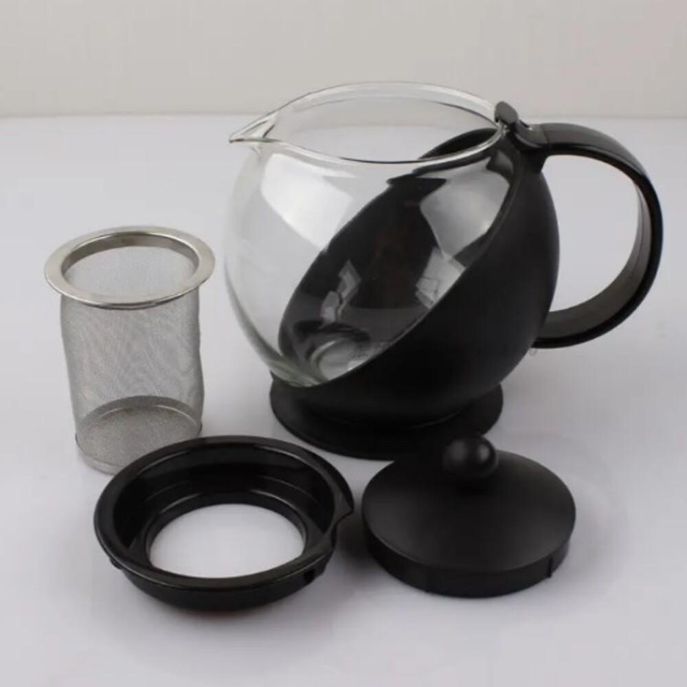 Chaleira bule de vidro com infusor de metal 750 ml
