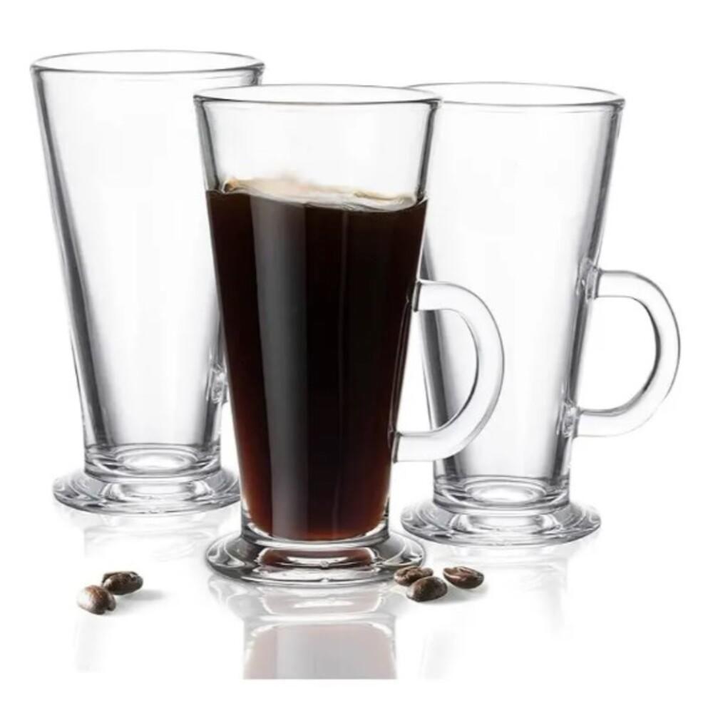 Jogo com 6 Xícaras Altas 265ml | Café, Capuccino e Chocolate