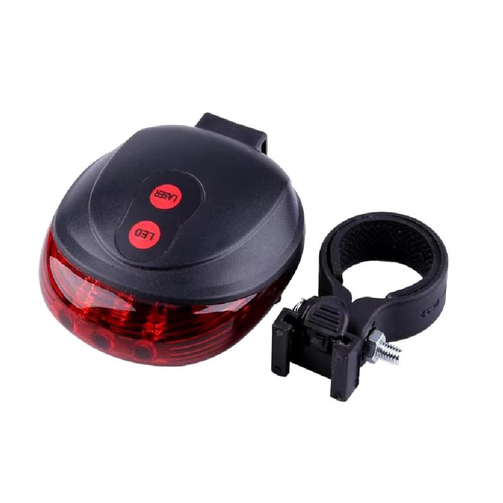 Lanterna LED com Laser | Traseira Bike
