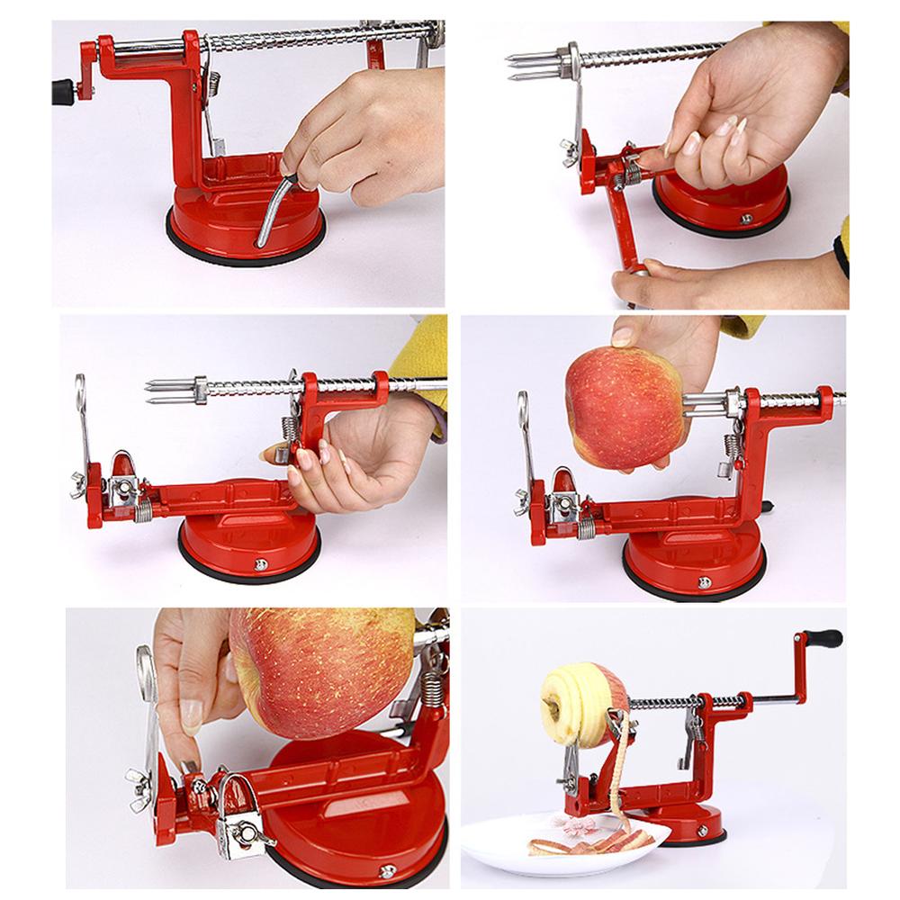 Descascadora e Fatiadora Multifuncional para Frutas e Batatas
