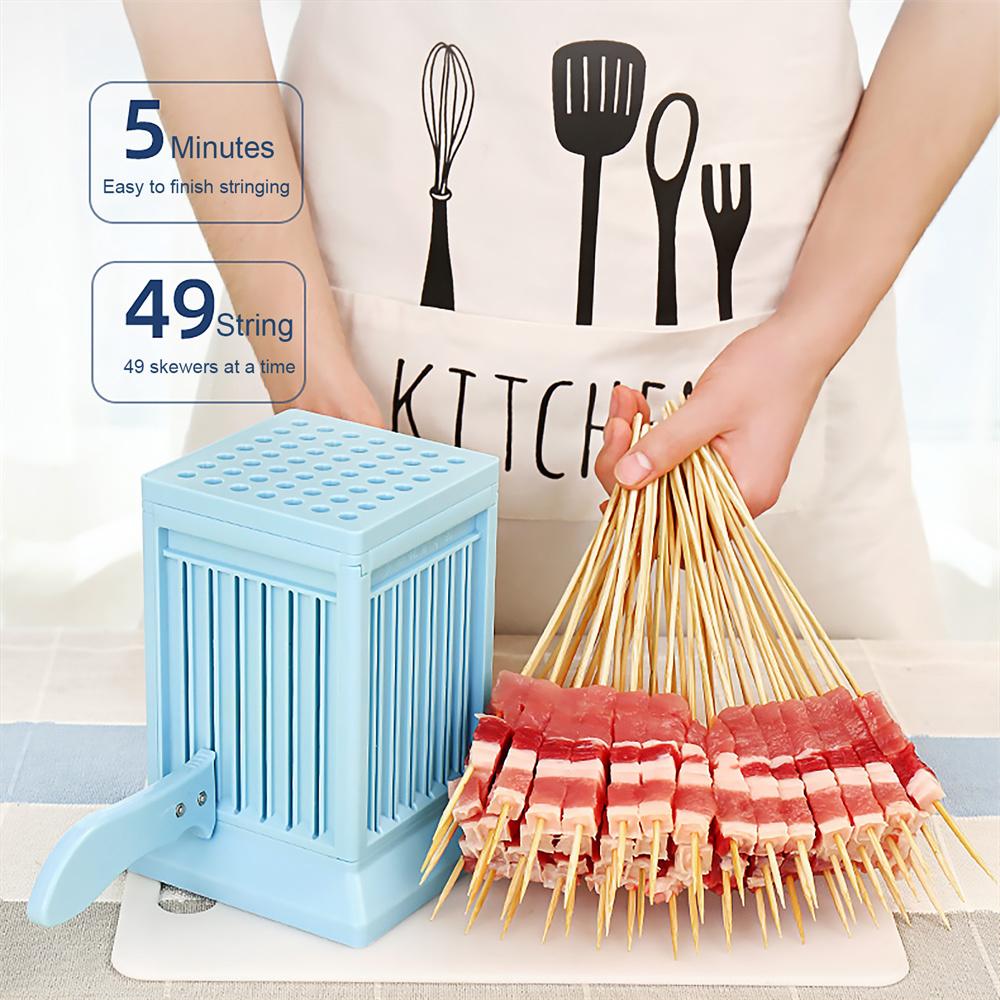 Forma de Espetinhos para Churrasco Profissional | 49 Espetinhos