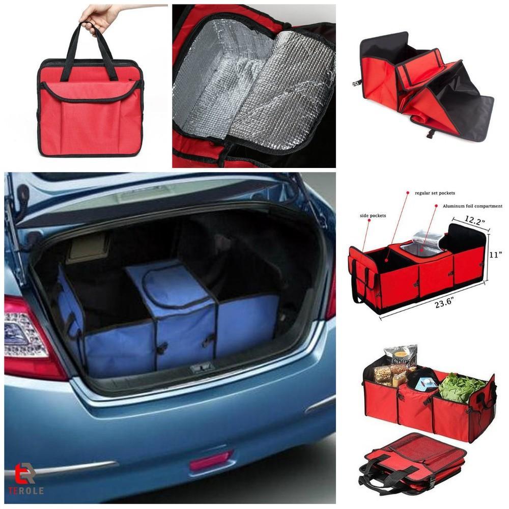Organizador Multiuso para Porta-Malas com Cooler
