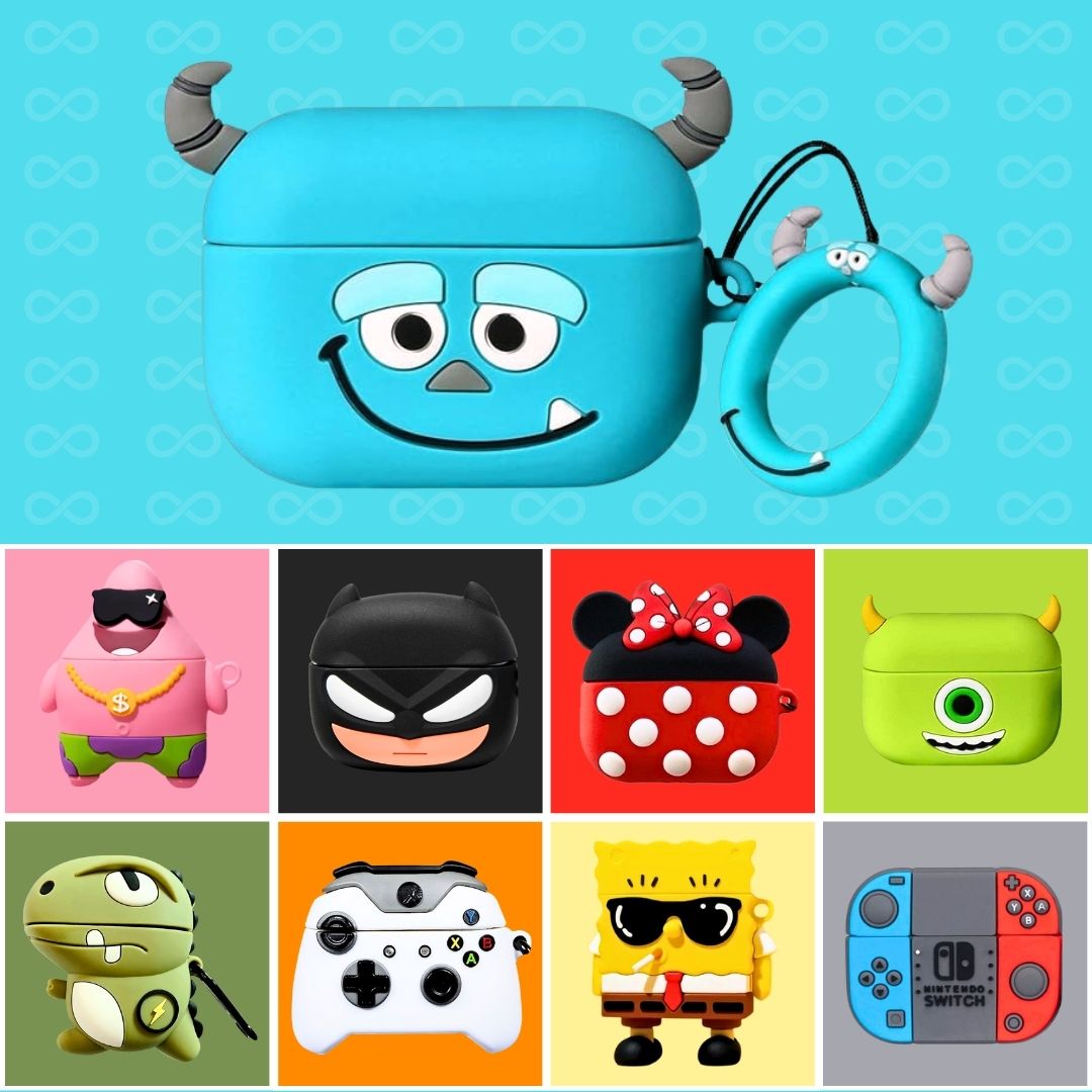 Capa AirPods Pro e Pro 2 | Silicone Personagens