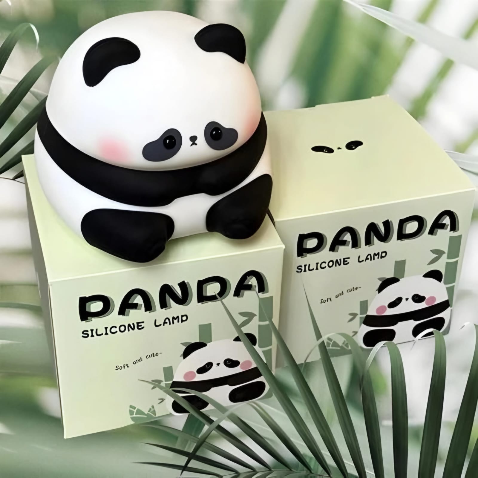 Luminária Touch Panda Sentado LED