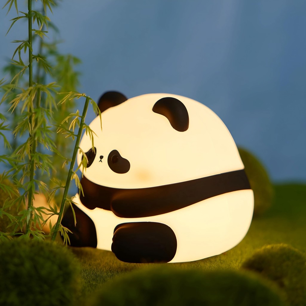 Luminária Touch Panda Sentado LED