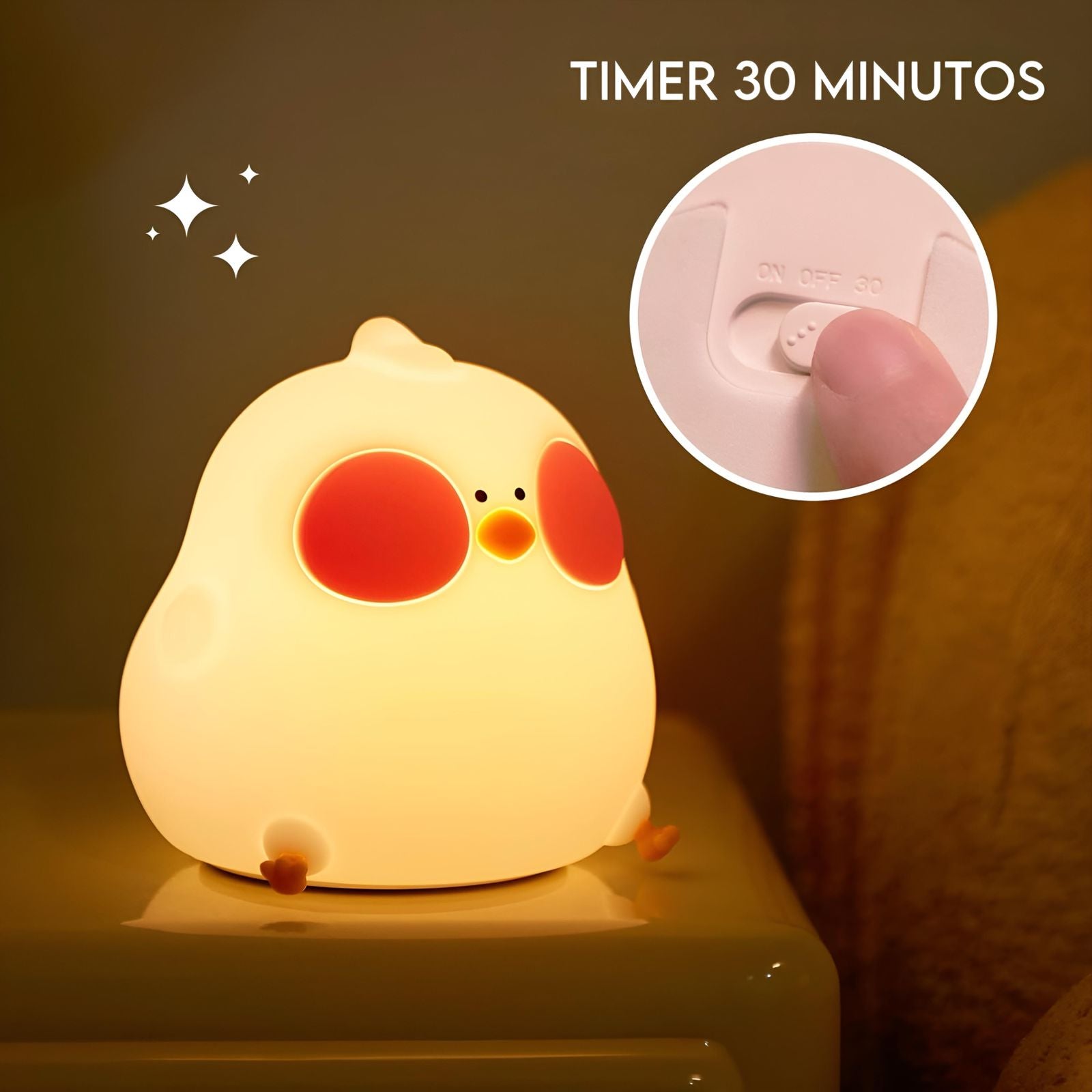Luminária Touch Galinha LED