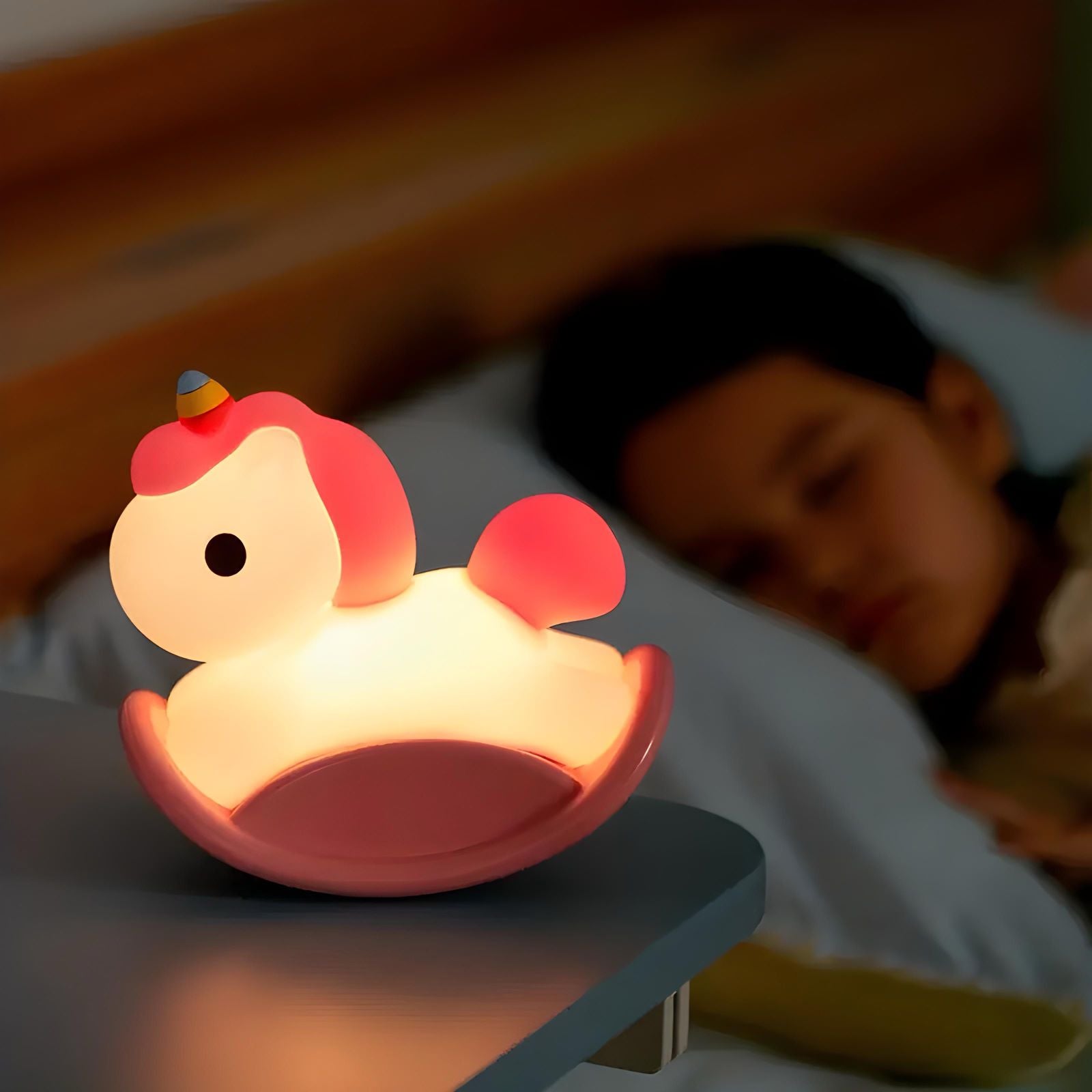 Luminária Touch Unicórnio LED