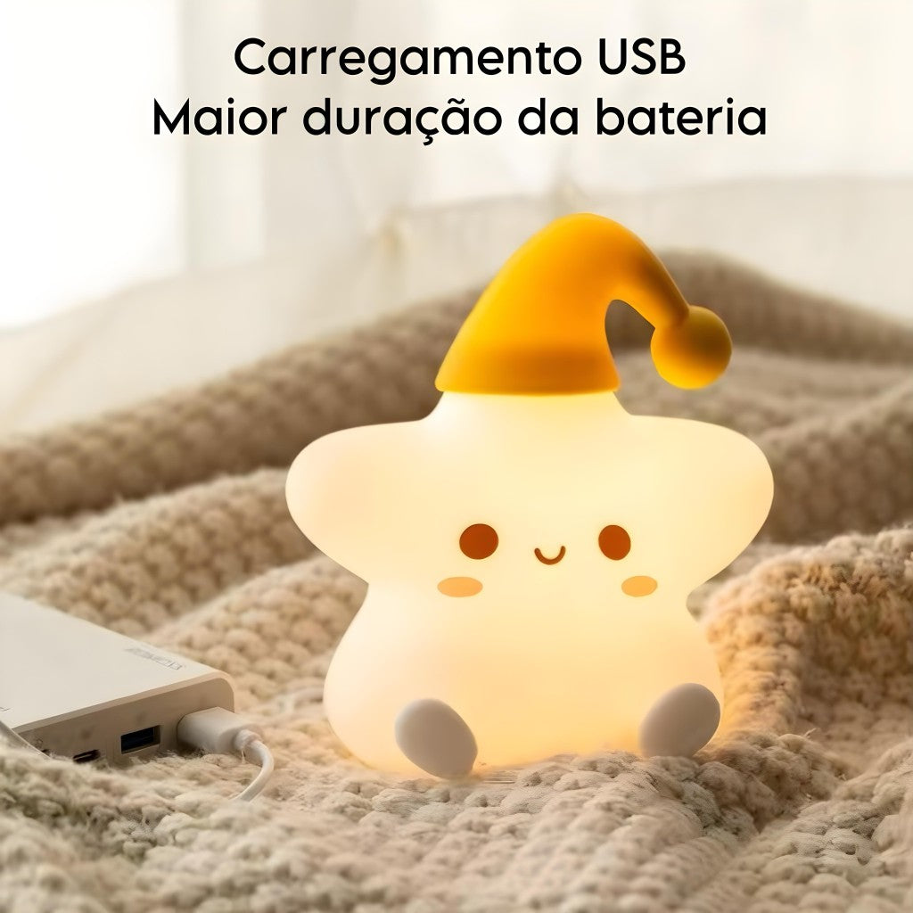 Luminária Touch Estrela LED