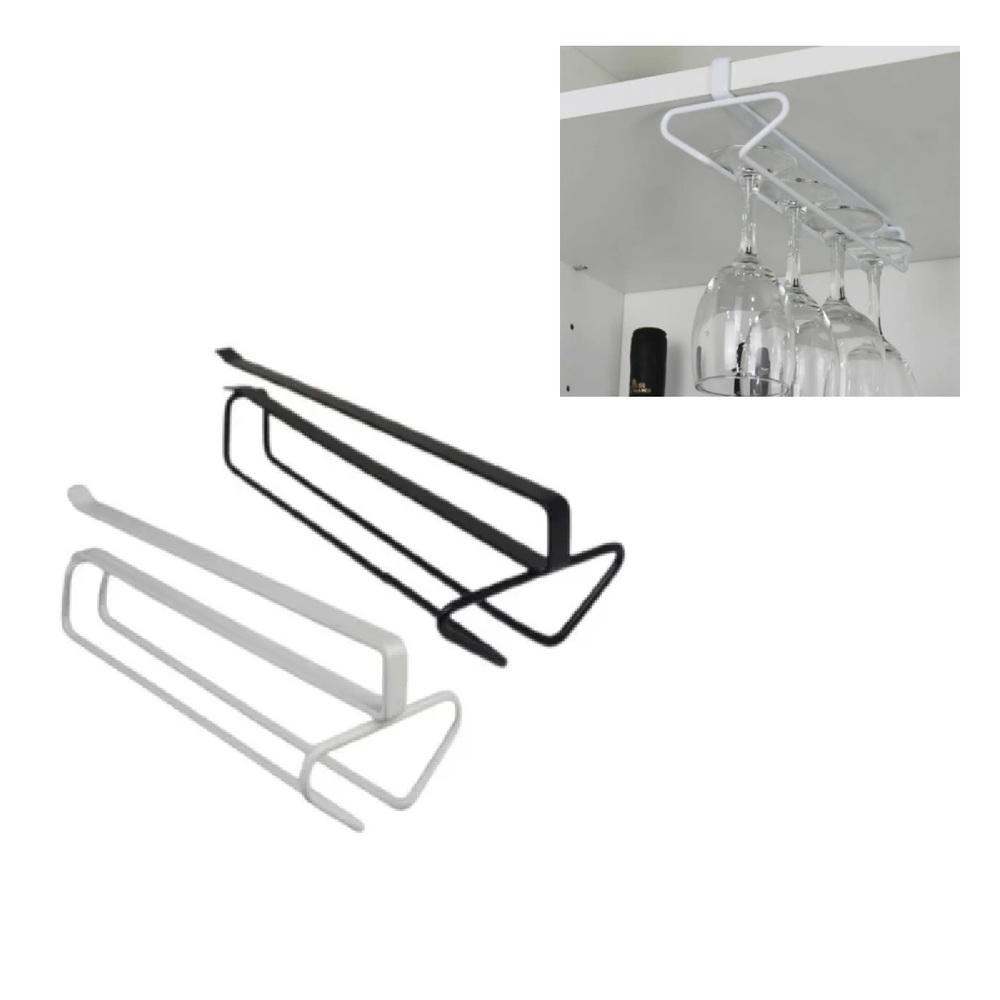 Suporte de Metal para Taças com Encaixe para Armário