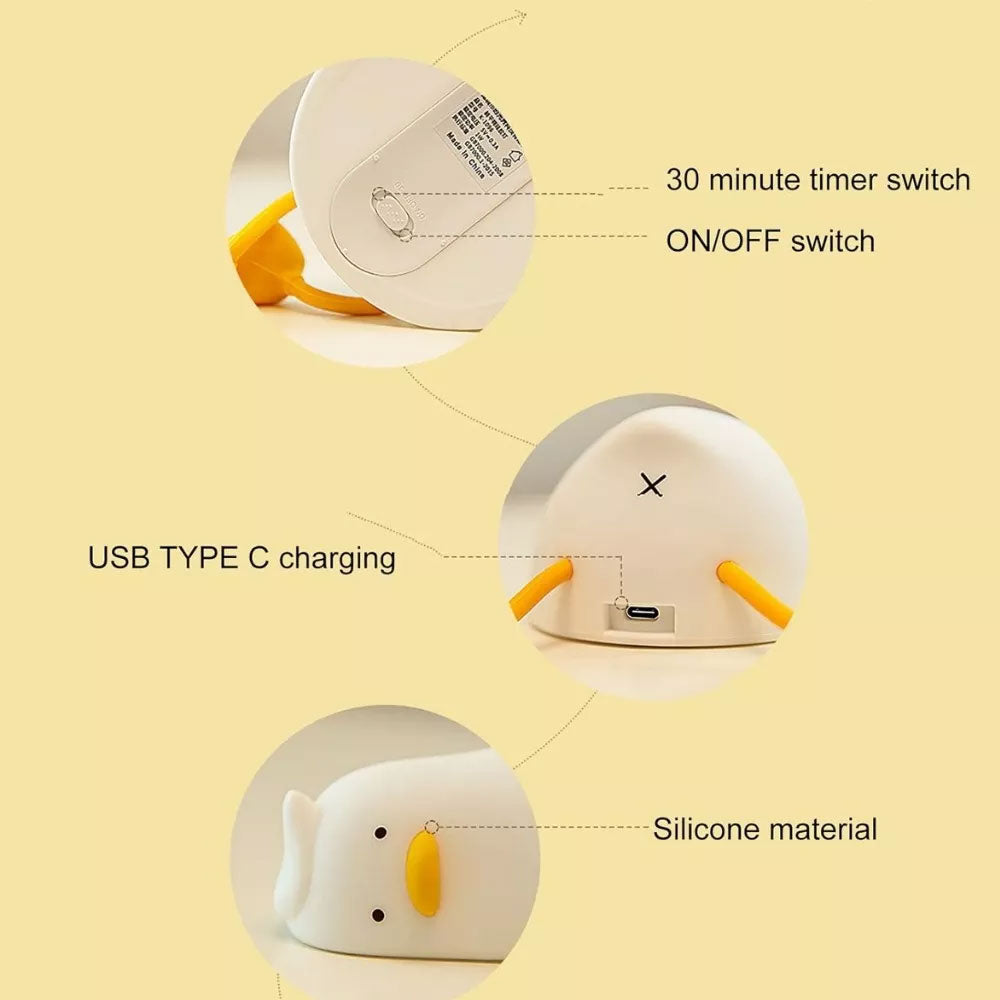 Luminária Touch Pato Deitado