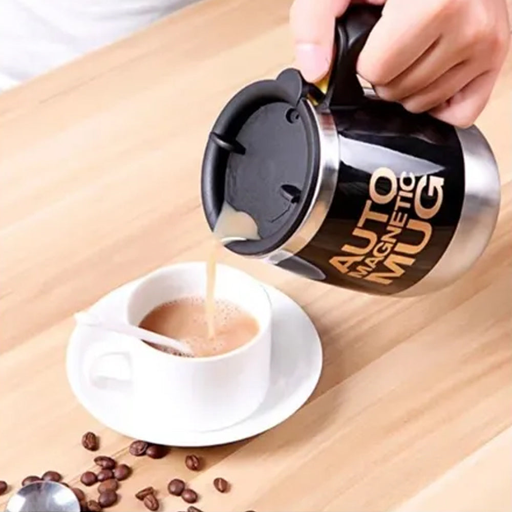 Caneca Magnética com Misturador Automático