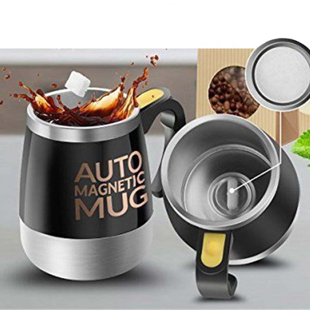 Caneca Magnética com Misturador Automático